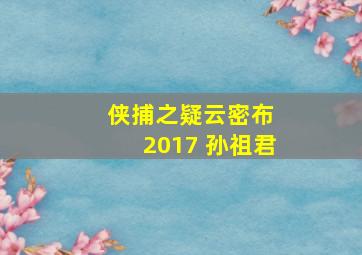 侠捕之疑云密布 2017 孙祖君